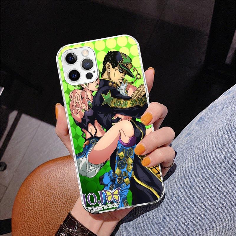 Чехол для телефона JoJo's Bizarre Adventure Для iPhone 17 Air 16 Pro Max 16E 15 + 14 Plus 11 12 13 Mini 7 8 SE Подарок Чехол с принтом Fundas 17