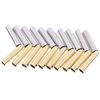 10Pcs/Set Of 4.5*18Mm Seamless Metal Shoelaces Tips Head Replacement
