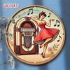 Vintage Jukebox Metal Wall Art Medieval Modern Home Decor