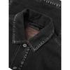 Levis American Vintage Свободный крой Длинный рукав Джинсовая куртка Мужские Куртки Черный 002HR-0000