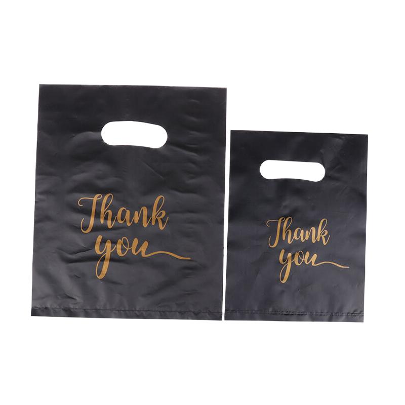 100 шт. Мини Пластиковые Подарочные Пакеты Спасибо Свадебные Пакеты для Конфет Пакеты для Покупок Праздничное Украшение Свадьба День Рождения