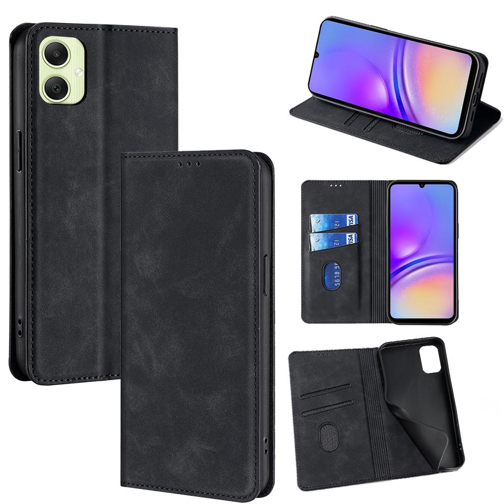 For Samsung Galaxy A05 4G Case Card Holder PU Leather Magnetic Closing Phone Cover