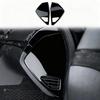 For Benz B Class W245 2005-2011 Real Carbon Fiber CD Control Panel Trim Cover Car Interior Accessories Decorative Sticker