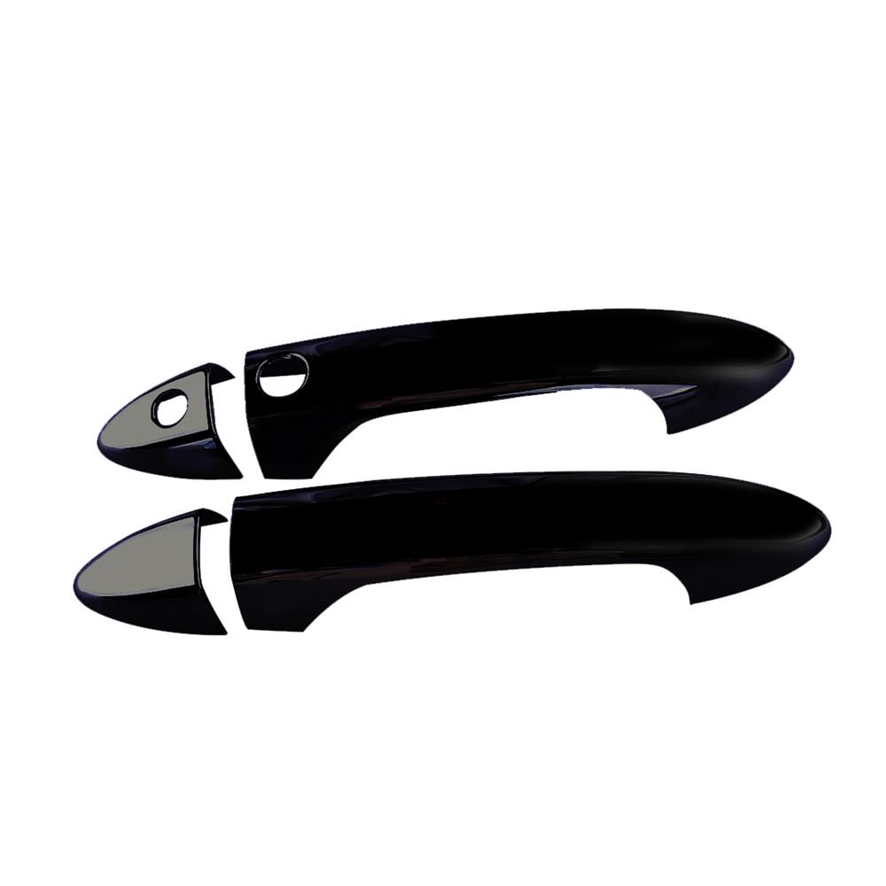 Глянцевые черные чехлы на дверные ручки с передним Smartkey для Honda Pilot 2016-2022