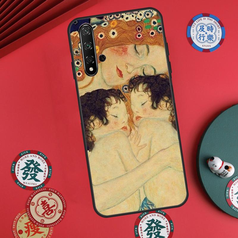 Поцелуй Густава Климта Для Huawei Nova Y73 Y72 Y61 Y91 Y90 Y70 Y60 12s 12i 11i 8i 9 10 SE P60 Pro P30 P40 Lite Чехол