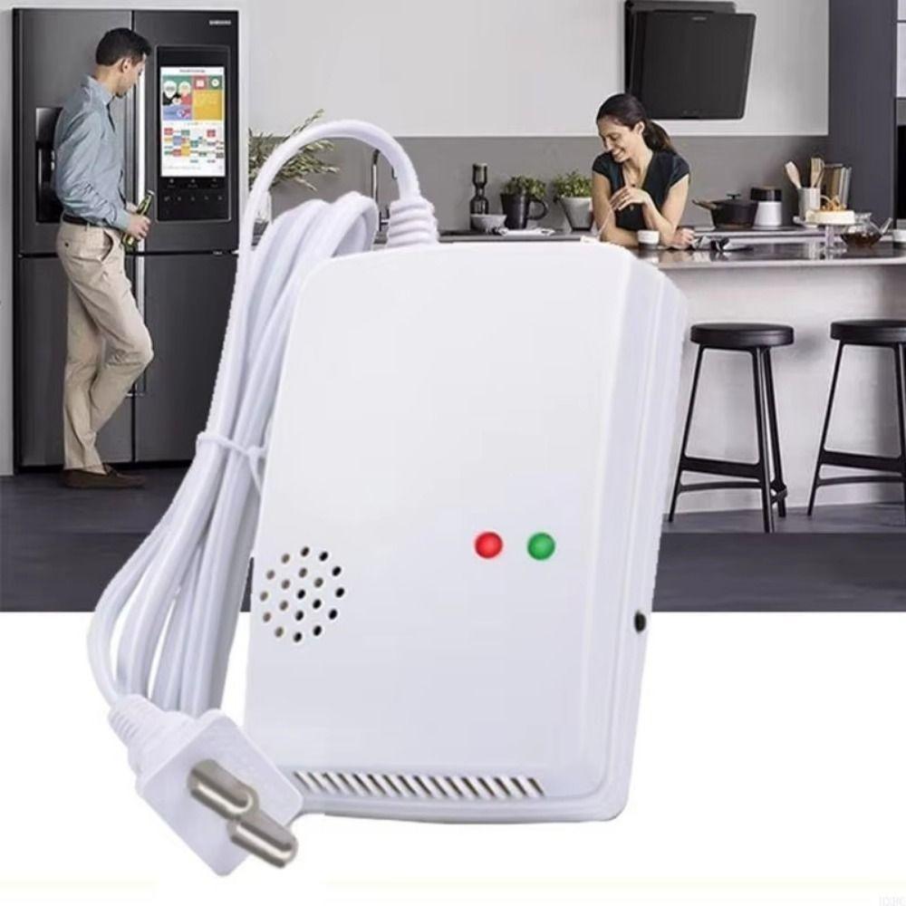 Compact Combustible Gas Leak Alarm Wall Mounted Natural Gas Alarm Sensor Home Security
