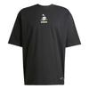 adidas Panda Goal T Удобная дышащая футболка с круглым вырезом и коротким рукавом, футболки унисекс, черный цвет JZ3270