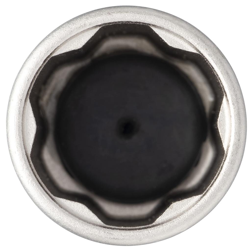 TONE Quick Fit Thin Long Wheel Nut Socket with 17mm Width HP3APQF-17LN Protector, 9.5mm (3/8") Drive, Blue,