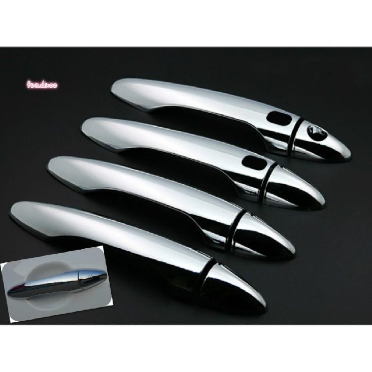FUNDUOO For Kia Cerato Kia K3 2012 - 2017 New Chrome Door Handle Cover Trim Smart Entry