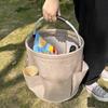 Portable Foldable Picnic and Beach Basket - Handheld Toiletry, Bath, Household & Shopping Bag