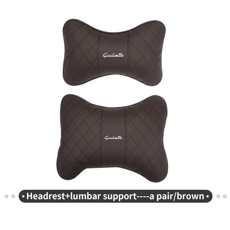 Car Headrest Neck Support Seat Lumbar Cushion Soft Neck Pillow Auto Accessories For Alfa Romeo Giulietta 940 2010-2014 2015 2016
