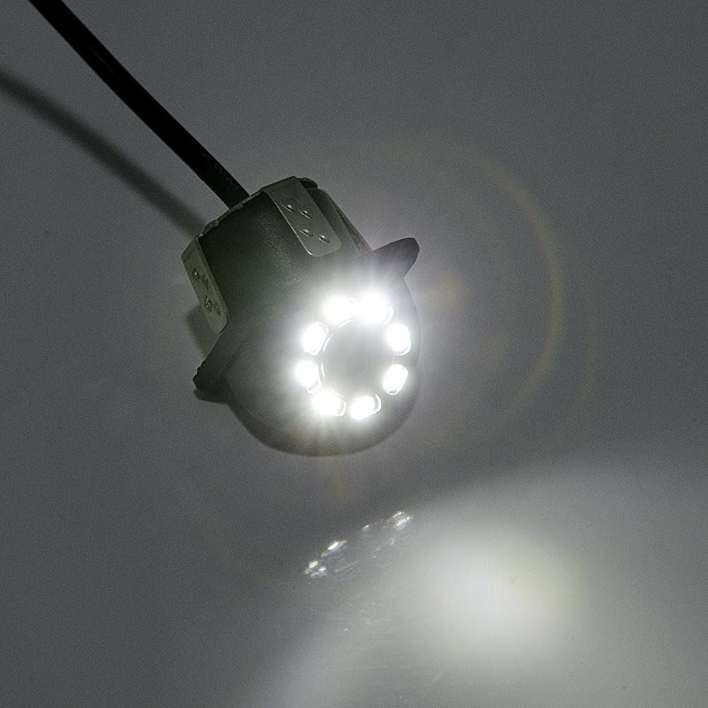 Hippcron Reverse Camera Rearview Car Infrared Night Vision with Or Without LED Mini Waterproof HD Auto Parking Assistance