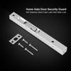 304 Stainless Steel Flush Bolt Lock Solid Door Security Bolt Premium Concealed Slide Lock  Bathroom