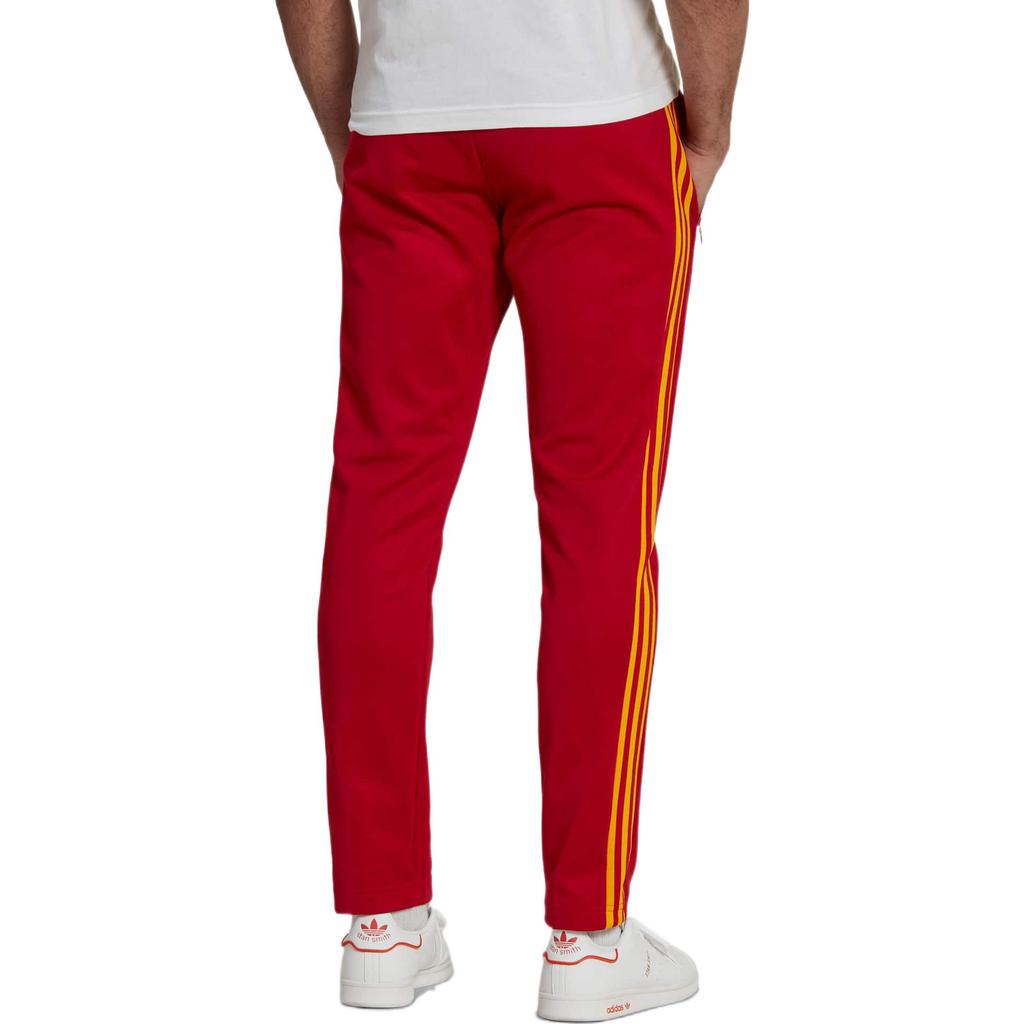 adidas Мужские джоггеры с логотипом Originals и принтом трилистника, красные HK7401