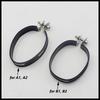 Motorcycle Exhaust Pipe Clamp for FMF Mufflers Escape Moto Rubber Holder Fixed Ring Support Bracket