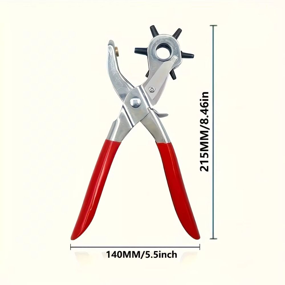 Hole Card Belt Puncher Effortless Punching Pliers Multifunctional Belt Hole Punch Plier  Hand Tool