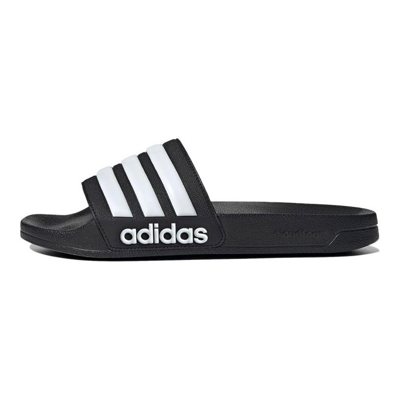 adidas Adilette Шлепанцы для душа Черно-белые кроссовки унисекс Core-Black Cloud-White GZ5922