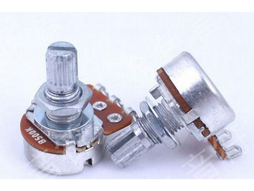 B500K Long Shaft Electric Guitar/Bass Potentiometer for Volume/Tone Knob - 18MM