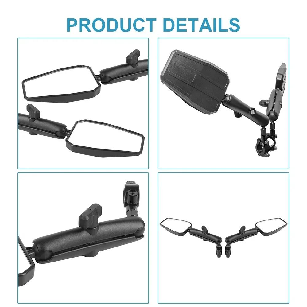 Rearview Mirrors Universal 8MM 10MM Side Mirror For KTM ADV BMW Honda CB650R Suzuki GSR400 Kawasaki Versys KLR650 Benelli TRK502