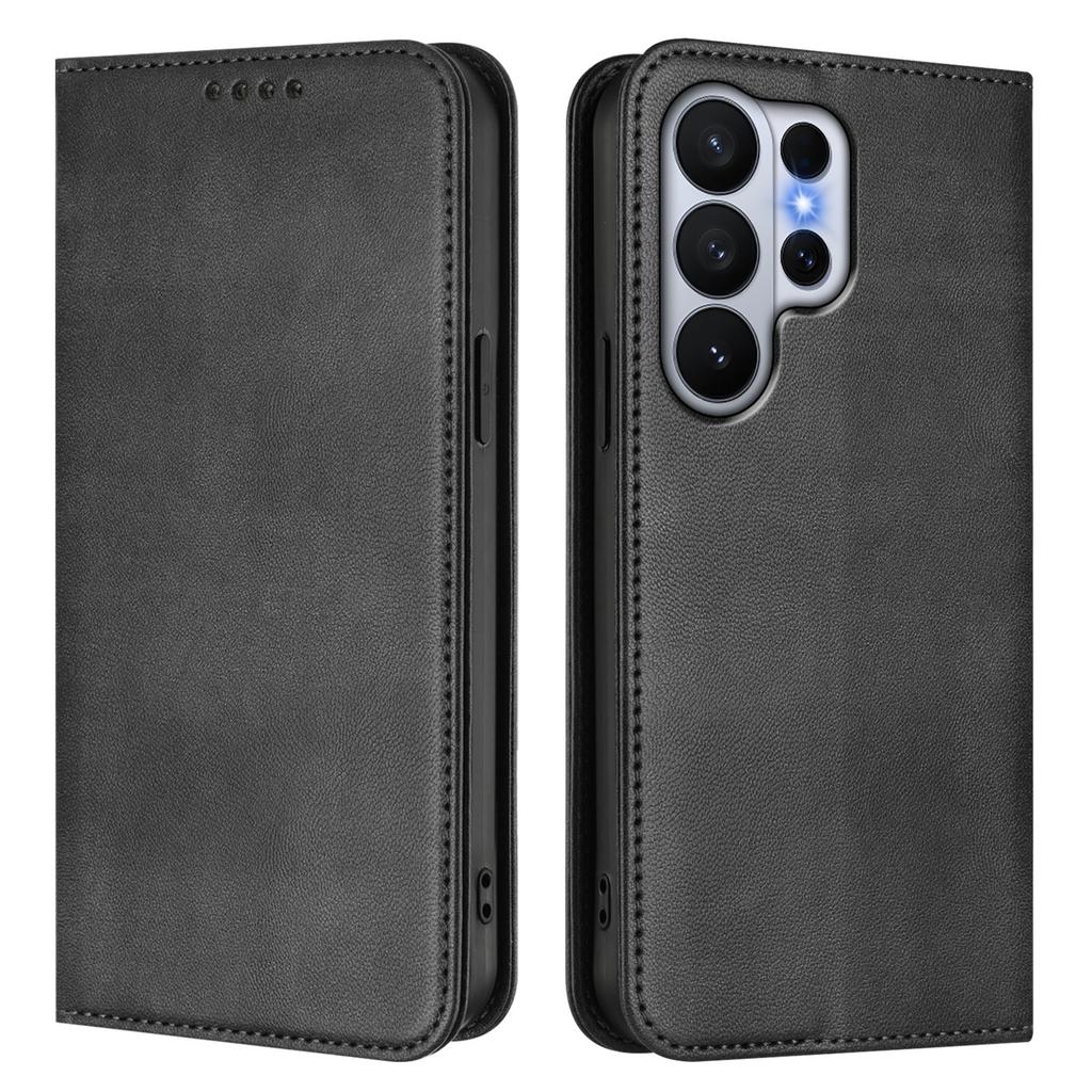 For Samsung Galaxy S26 Ultra Wallet Cases Retro Texture RFID Blocking Leather Phone Cover