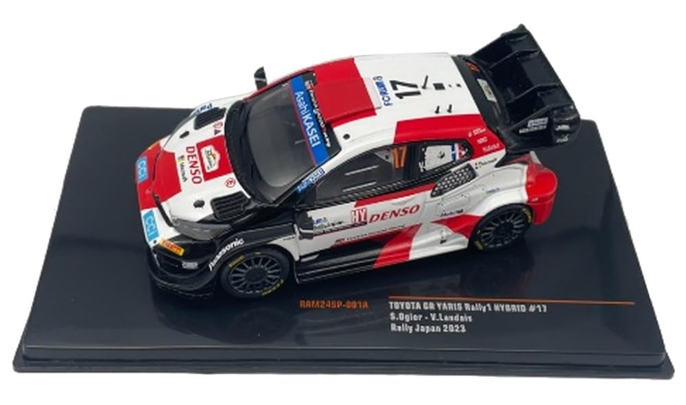 Международная торговая KB Модель Toyota GR Rally1 2-е место Ралли Японии 2023 г. Завершенный продукт 1/43 Yaris? #17 С.Ожье RAM24SP-001A