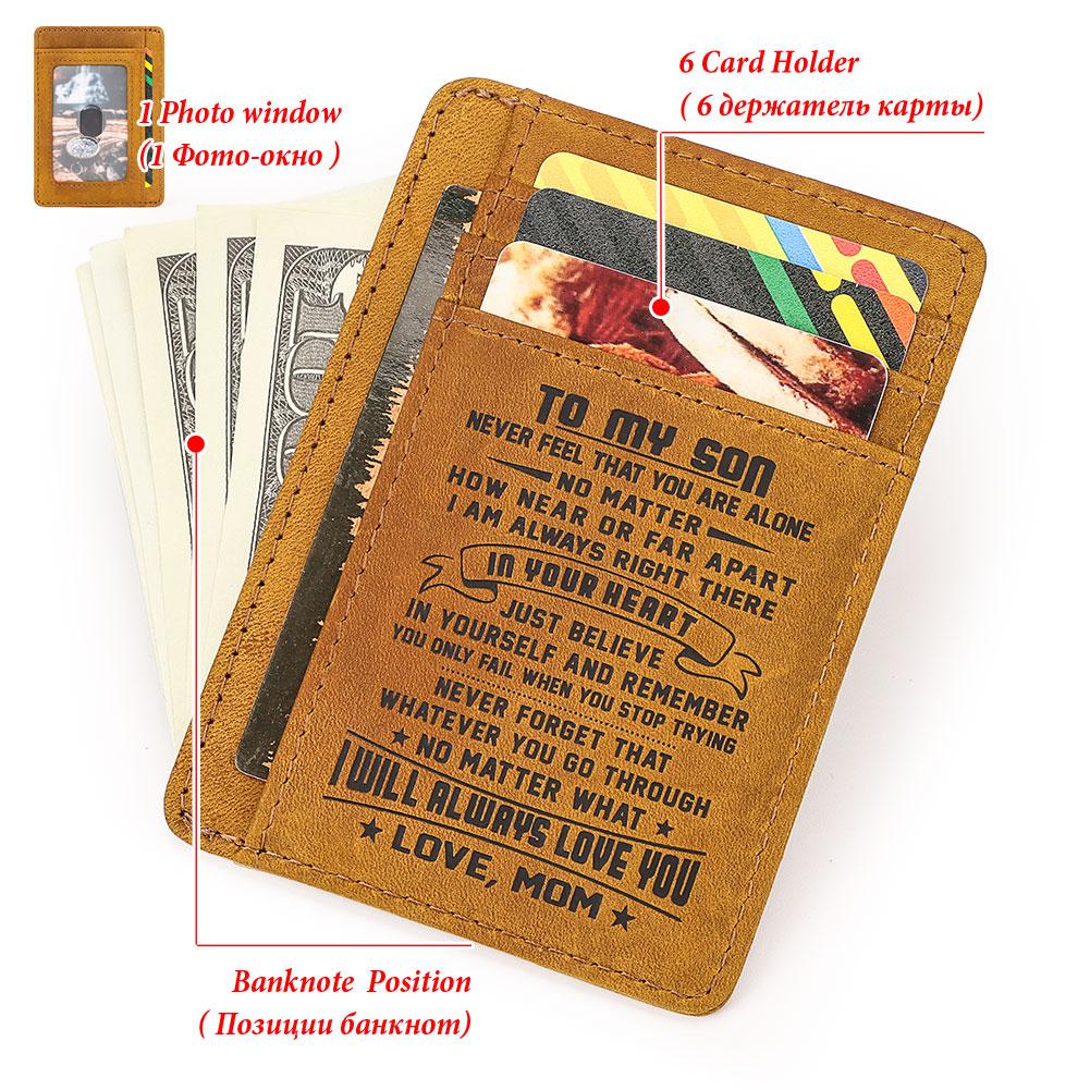 Humerpaul Упаковка для кредитной карты из натуральной кожи, подарок сыну, подарочная упаковка.
