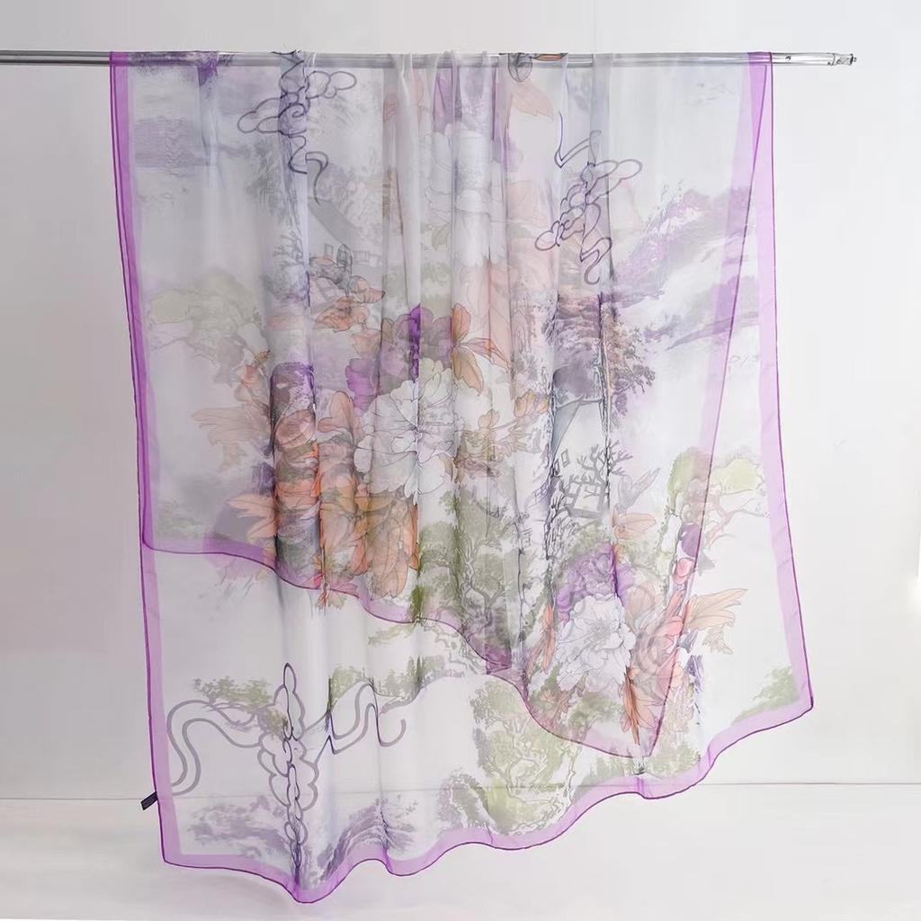 Scarf for Women New Spring and Autumn Big Scarf Fashionable and Versatile Warm Scarf Fashionable Sunscreen Shawl for Mother