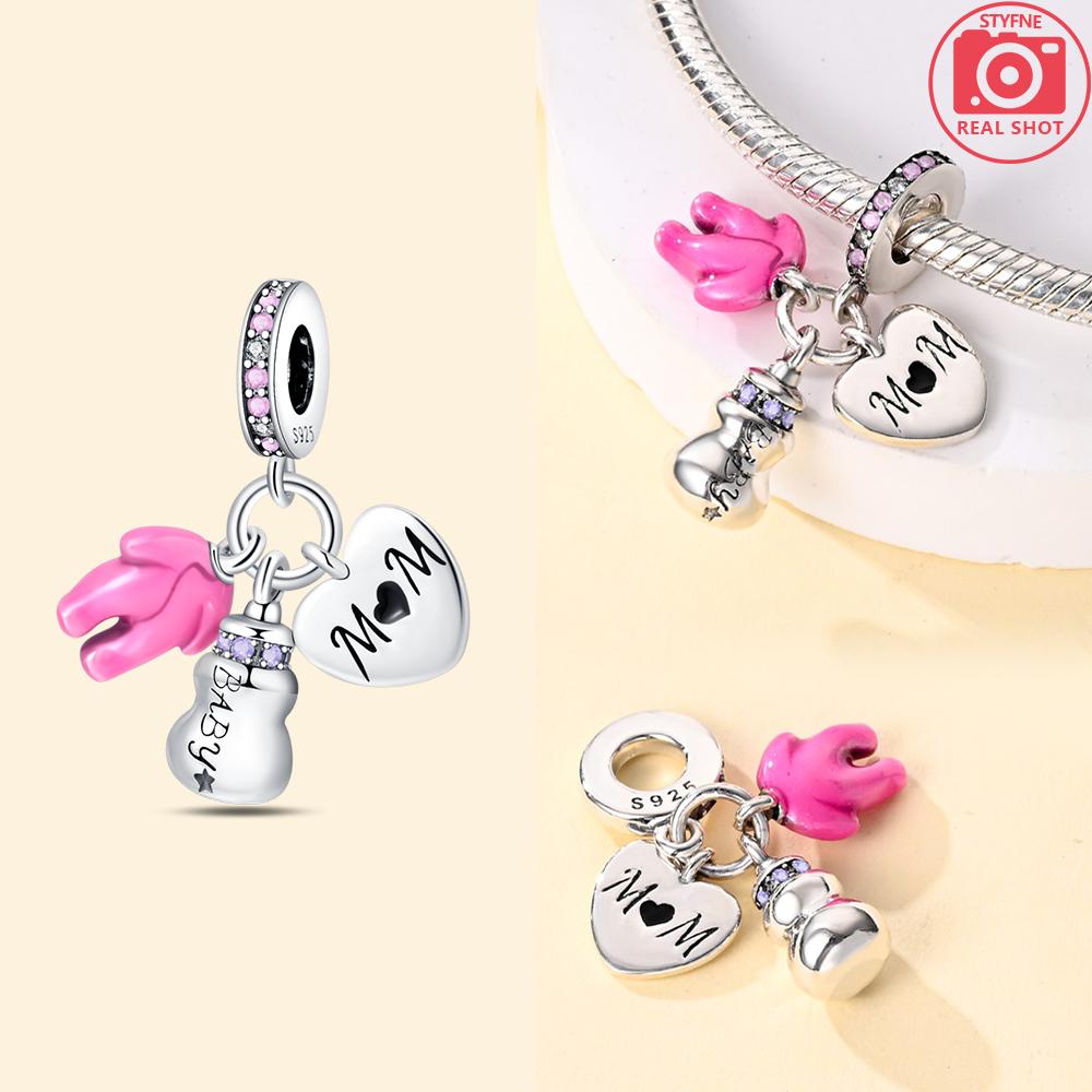 Подвески Женские Оригинальные Медные Роза Цветок Медведь Бабочка Бусины Подходят для Браслета Подвеска Изготовление Ювелирных Изделий для Женщин Изысканный Подарок