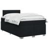 Box Spring Bed with Mattress Black 120 x 190 cm Fabric