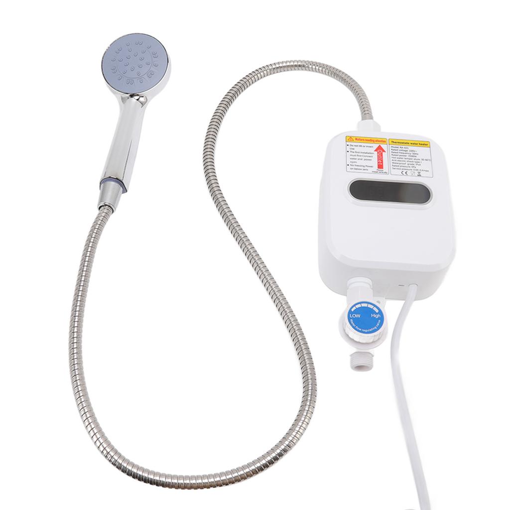 3500 Вт проточный водонагреватель электрический мгновенный с сенсорным экраном HD водонагреватель душевой гарнитур