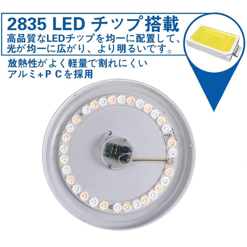 35W LED Ceiling Light with Starry Sky Effect, Fits 8-10 Tatami Mats (approx. 12-15 sq ft), Stepless Dimming, Color Temperature Adjustable, White,