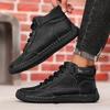 New Retro Men's Boots Classic Fashion Design Breathable Casual Loafers Handmade Leather Soft Comfort Spring/autumn Women Sneaker