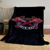 "Atlanta Braves Logo with Tomahawks" Patterned Blanket, Flannel, Suitable for All Seasons, Home Decor, Warm and Cozy