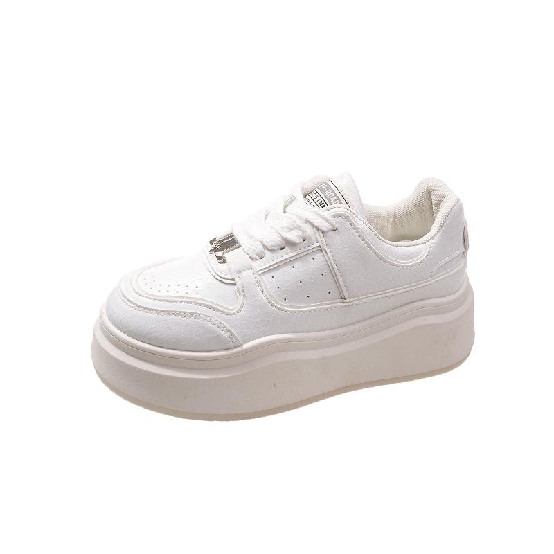 2024 Spring and Summer New Low-top Shoes Female Korean Version of Muffin Sports Shoes Fashion Casual Fashion Single Shoes