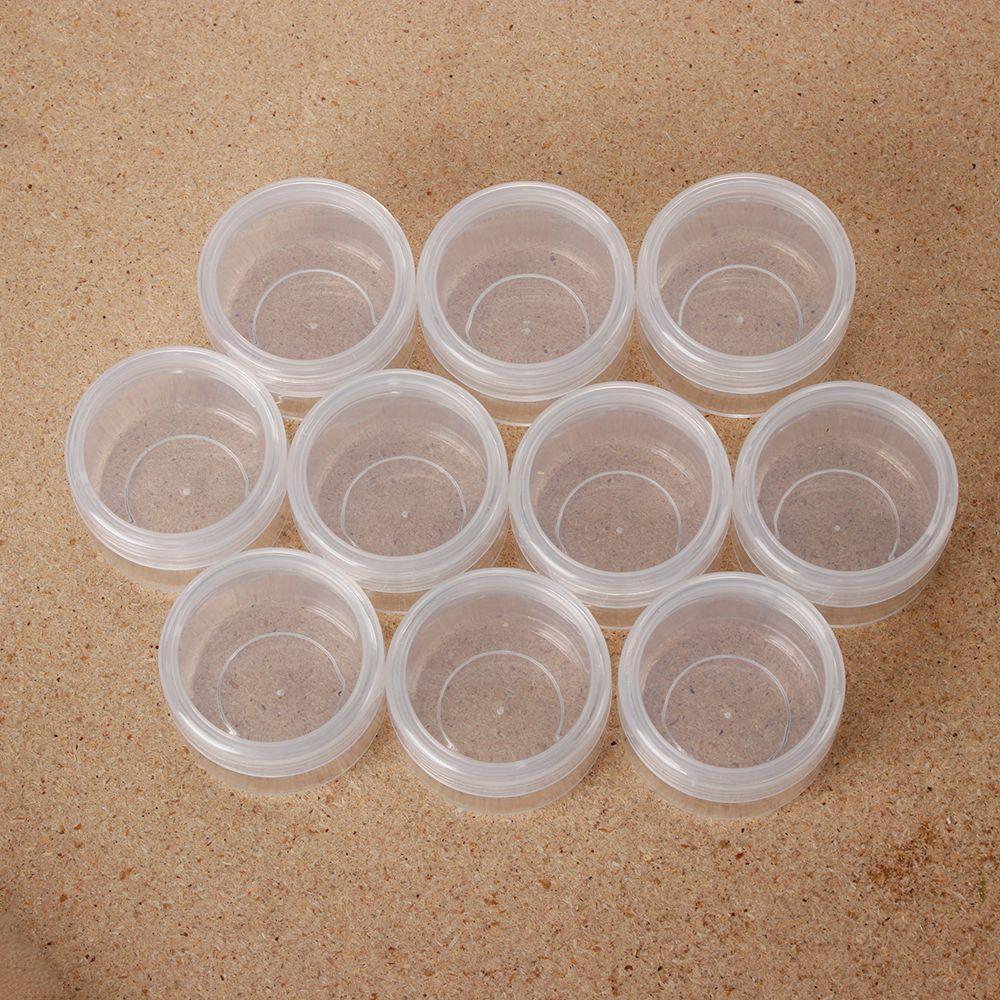 Reusable Pot Transparent Packaging Can Makeup Container Sample Canisters Storage Boxes Cosmetic Jar