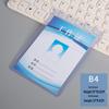 Двусторонний прозрачный держатель для ID-карты с ремешком для студенческого, пропускного или конференц-билета и меткой с QR-кодом