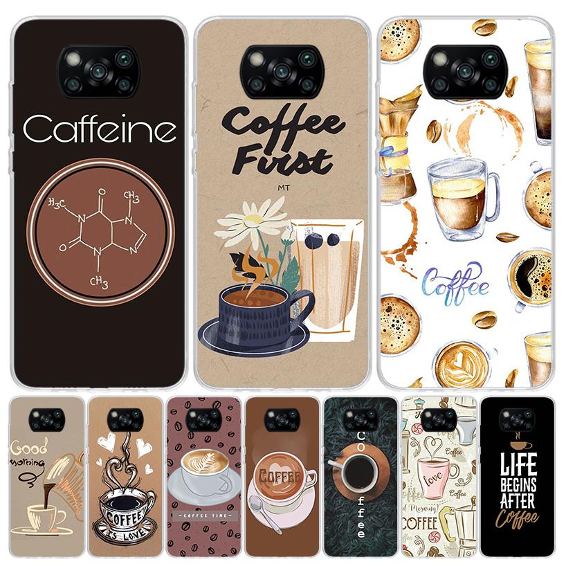 Coffee Wine Cup Case Phone Cover for Xiaomi Redmi Note 10 9 9S 8 8T 7 5 Pro Mi 12T 11T 10T 9T 12 11 Lite A3 A2 Trend Fundas Mi 1