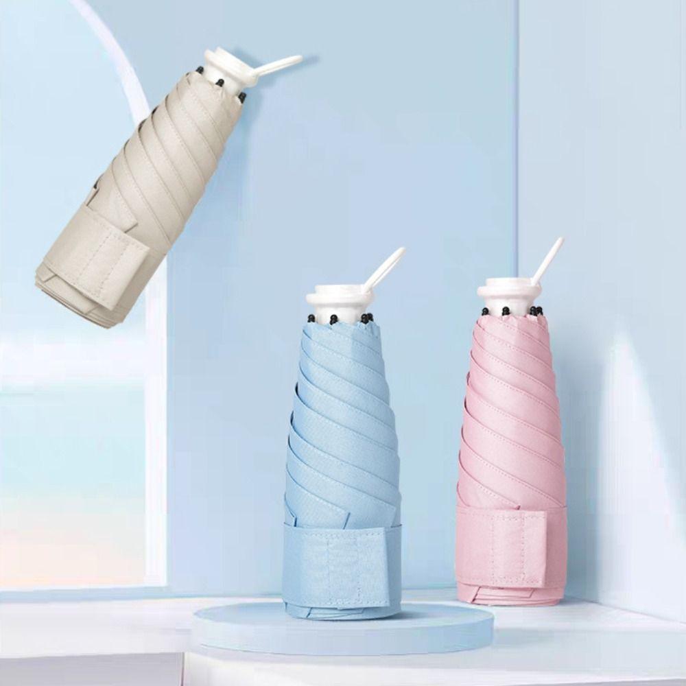 Ultralight Pocket Parasol Folding Sun Umbrella Fashion Pocket Rain Umbrella  Summer