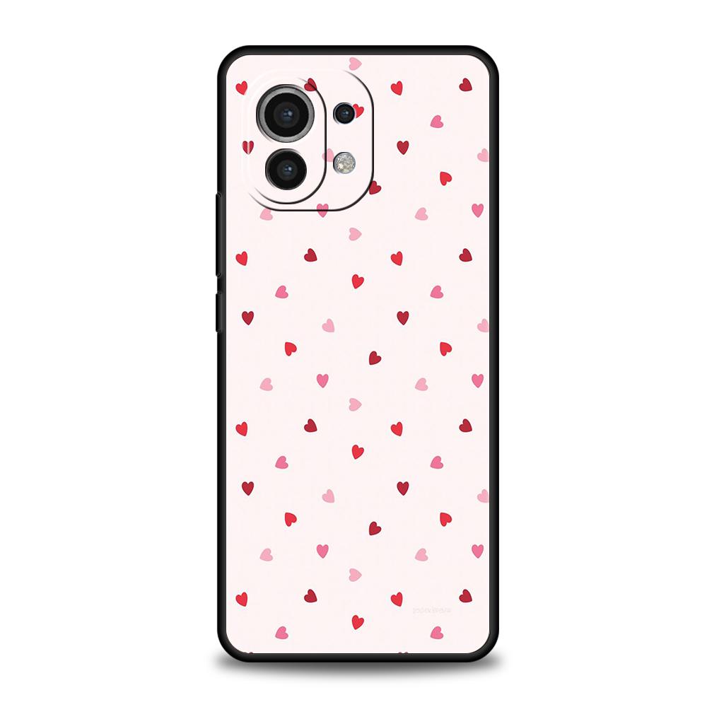 Чехол для телефона для Xiaomi 15 14 13 12 Lite 14T 13T 12T Pro Poco X7 X6 X5 X4 X3 NFC F7 Ultra F6 Pro Мягкий чехол Сердце
