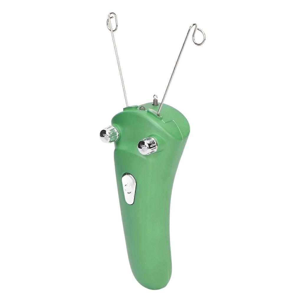 Cotton Thread Face Epilator USB Rechargeable LED Lighting Electric Threading Epilator Green 500mAh