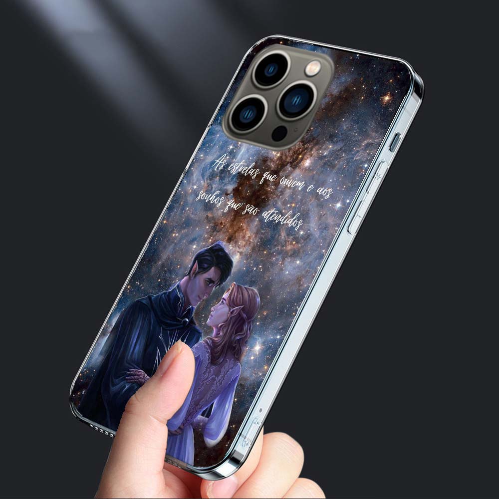 Чехол для телефона Acotar A Court of Mist and Fury Для Iphone 16E 15 Pro 14 Plus 17E 16 17 Pro Max Air 11 12 13 Mini Ударопрочный Capa