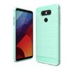 For LG G6 Brushed Carbon Fiber Texture Shockproof TPU Protective Cover Case