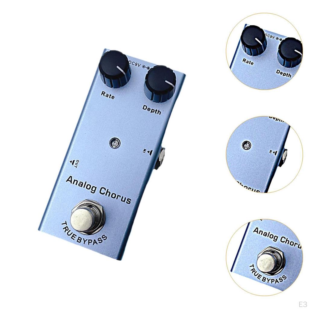 Педаль эффектов для электрогитары DC 9V True Bypass Effector для выступлений