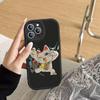 ANIME D-Dandadan T-turbo Baba Granny Phone Case For IPhone 16 15 14 13 12 11 Pro Max Plus Leather Cover