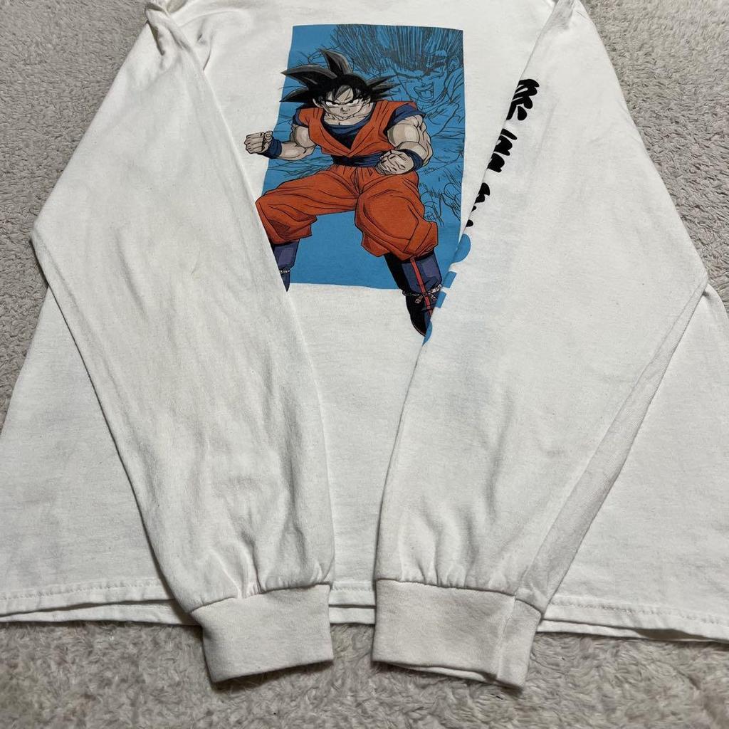 [Б/У] 00-е DORAGONBALL Z Лонгслив с принтом рукавов Сон Гоку Мужской L