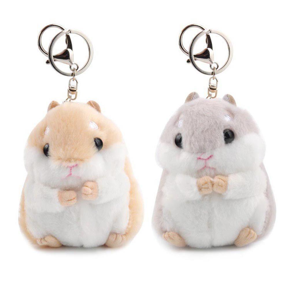 Creative Soft Plush Stuffed Animal Mouse Toy Key Chain Hamster Doll Birthday Gift