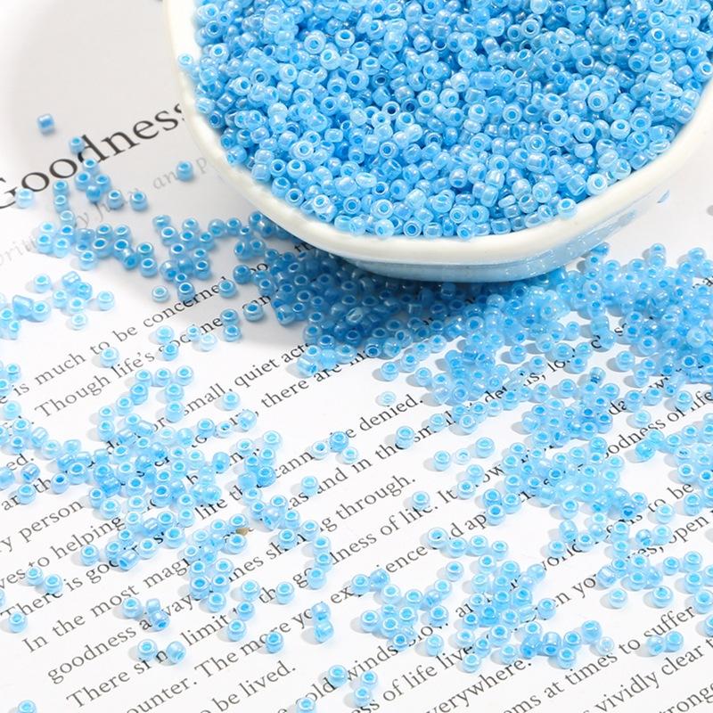 Креативные свободные бусины, сделай сам, изготовление ювелирных изделий, стеклянные бусины, маленькие бусины, 250/500 шт., 2/3 мм, ожерелье, браслет, кулон