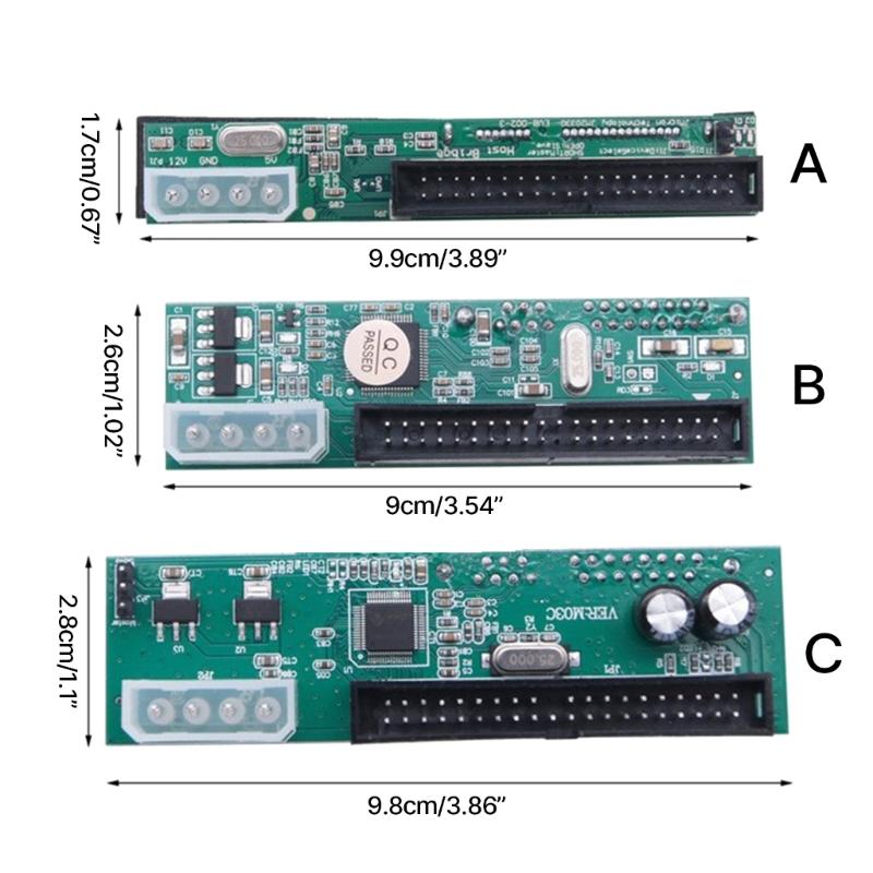 Карта IDE 40PIN на SATA Карта преобразования последовательного интерфейса SATA в параллельный для жестких дисков и записывающих устройств Адаптеры для ПК
