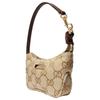 Gucci Lady Lunetta Generation Snap Closure Canvas Coin Purse Regular Unisex Couple Style Sand and Brown
