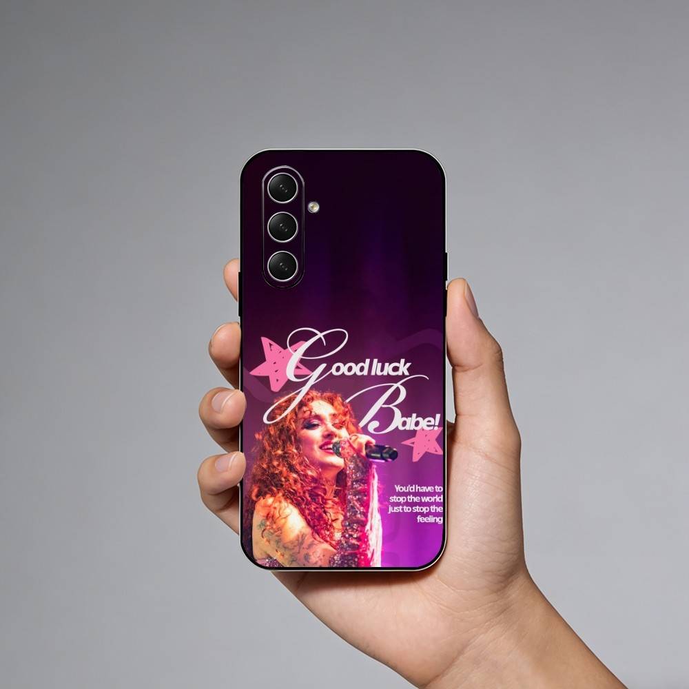 Чехол для телефона Chappell Roan Good Luck Babe для Samsung Galaxy A73,A72,A71,A70,A52,A51 Другие Мягкий Черный Чехол